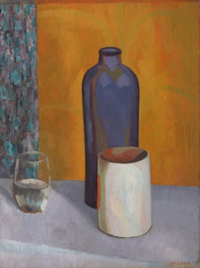 Stillleben mit blauer Flasche von Roger Eliot Fry